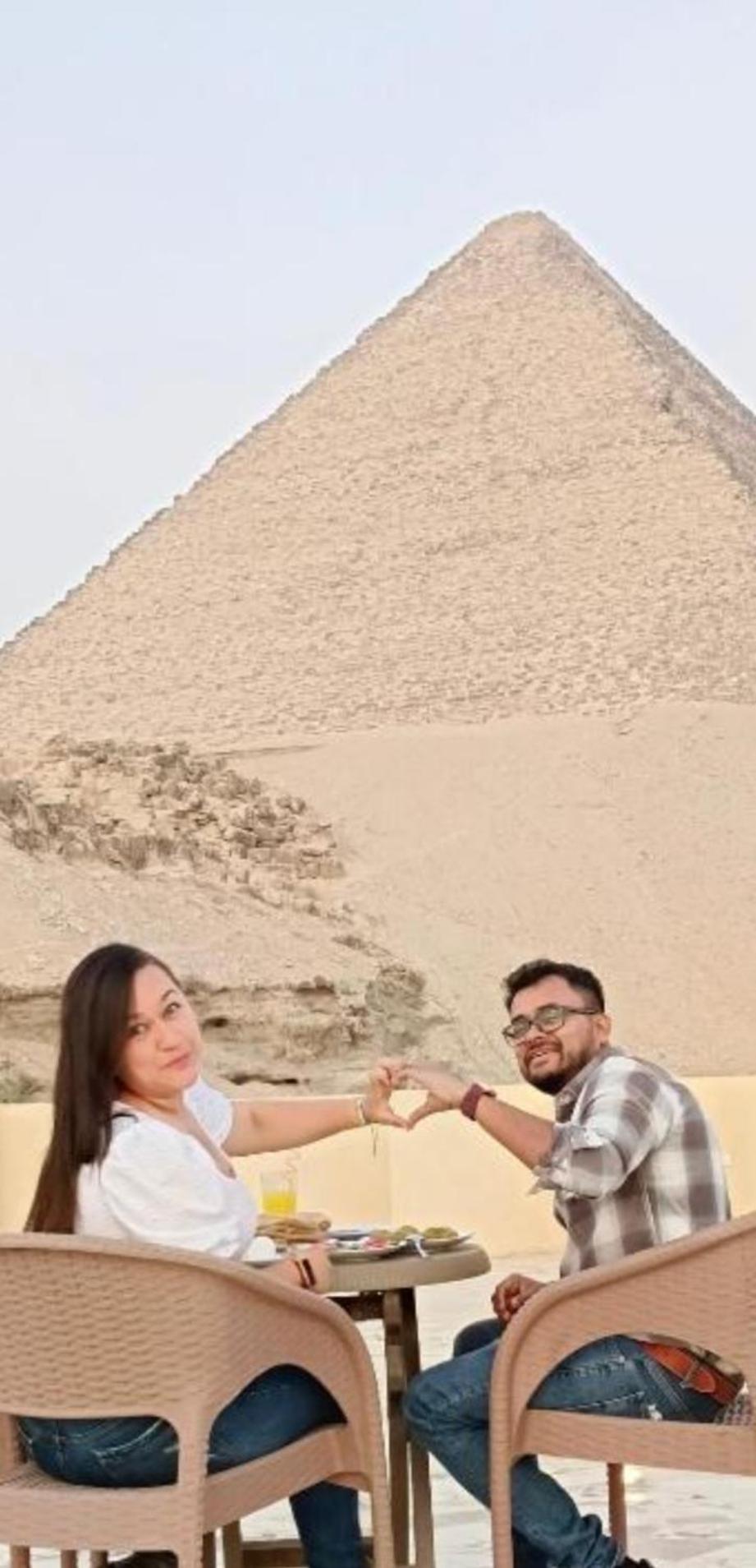 Pyramid View Gh Hotel Kafret el-Gabal Kültér fotó